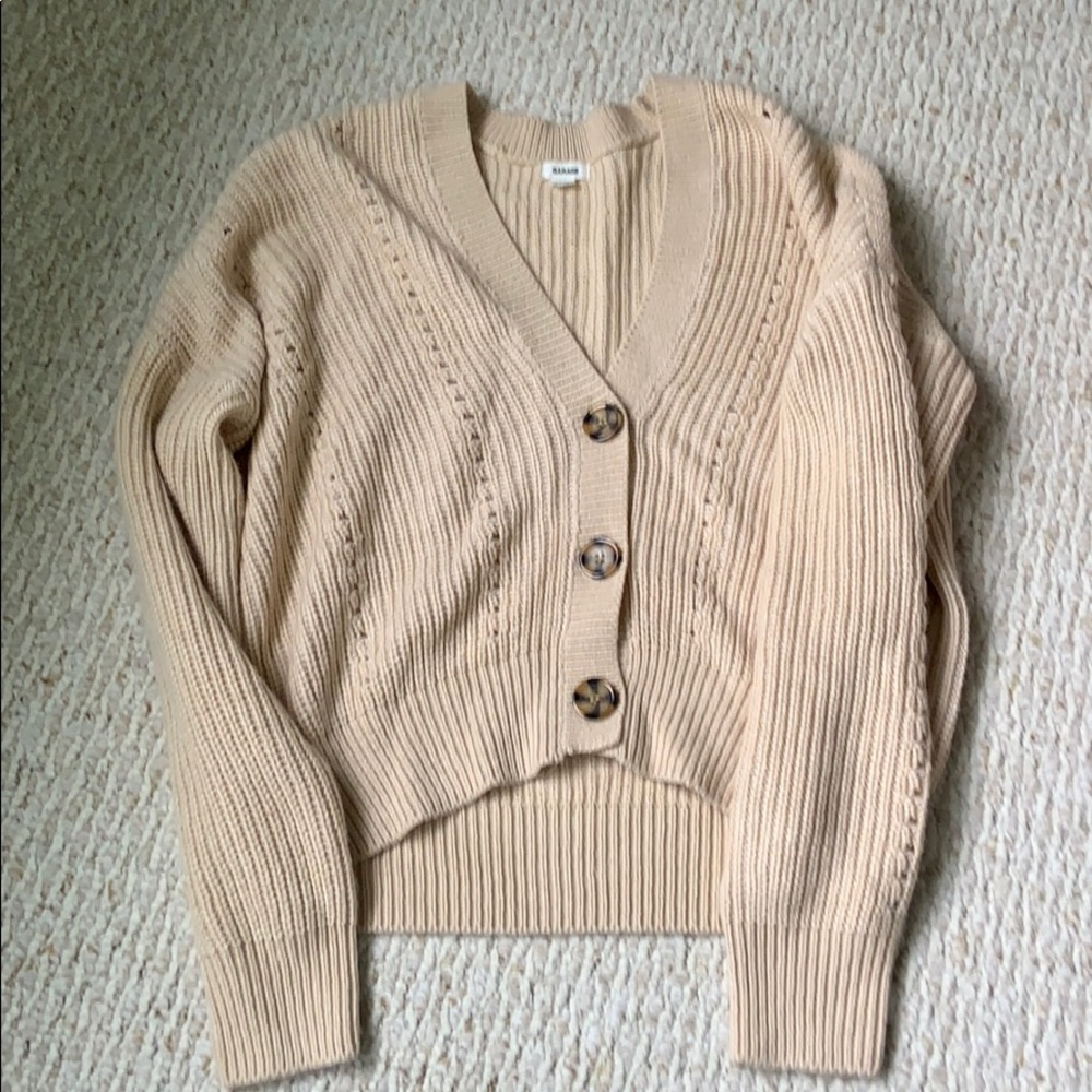 Garage cream sweater